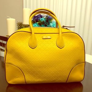 🔴▪️SOLD▪️🔴GUCCI Bright Diamante Leather Duffle